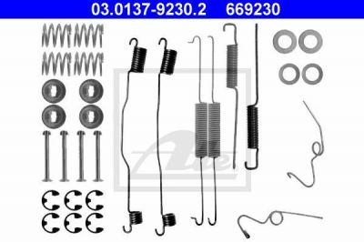 ATE 03.0137-9230.2 комплектующие, тормозная колодка на FORD TRANSIT c бортовой платформой/ходовая часть (V_ _)