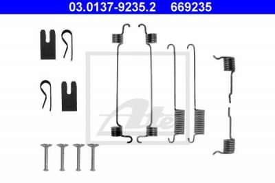 ATE 03.0137-9235.2 Ремкомплект пружин для задних барабанных колодок FORD FOCUS 1.4/1.6/1.8/1.8D 10/98-11/04