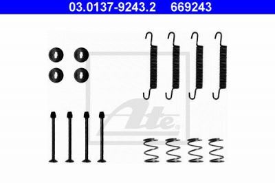 ATE 03.0137-9243.2 комплектующие, стояночная тормозная система на OPEL VECTRA B универсал (31_)