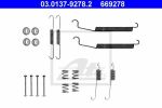 ATE 03.0137-9278.2 Ремкомплект барабанных колодок RENAULT Logan/Symbol/Thalia/PEUGEOT 206 (7701208856)