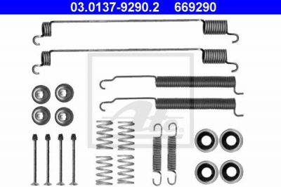 ATE 03.0137-9290.2 комплектующие, тормозная колодка на NISSAN PATHFINDER II (R50)