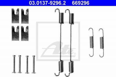 ATE 03.0137-9296.2 Комплектующие, тормозная колодка