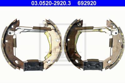 ATE 03.0520-2920.3 комплект тормозных колодок на RENAULT 19 II (B/C53_)