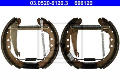 ATE 03.0520-6120.3 комплект тормозных колодок на VW PASSAT Variant (3A5, 35I)