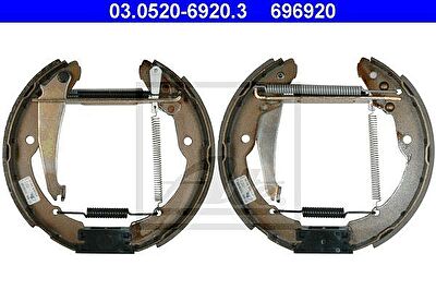 ATE 03.0520-6920.3 комплект тормозных колодок на SKODA OCTAVIA Combi (1U5)