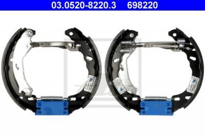 ATE 03.0520-8220.3 комплект тормозных колодок на FIAT PANDA Van (169)