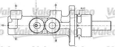 ATE 03.2123-2774.3 главный тормозной цилиндр на SKODA OCTAVIA Combi (1U5)