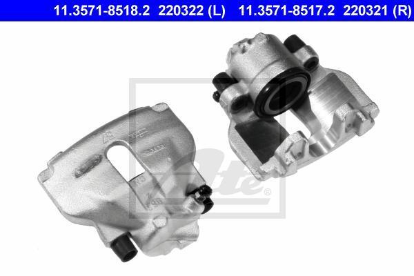 ATE 11.3571-8518.2 тормозной суппорт на AUDI A4 Avant (8D5, B5)