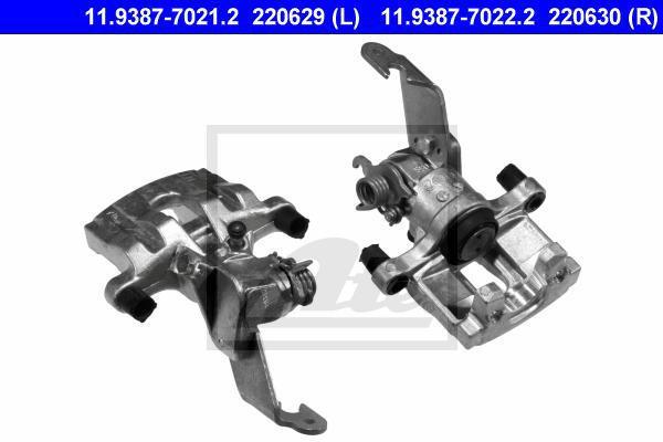 ATE 11.9387-7021.2 тормозной суппорт на NISSAN PRIMERA (P12)