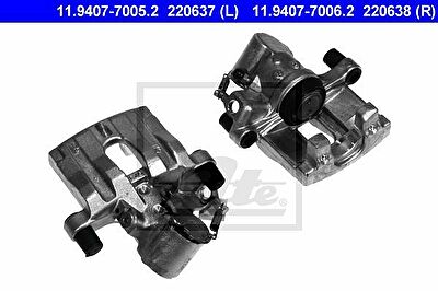 ATE 11.9407-7005.2 тормозной суппорт на OPEL SIGNUM