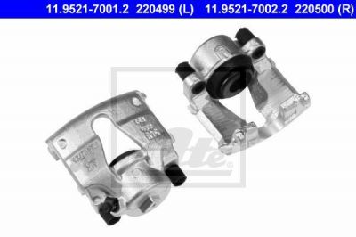 ATE 11.9521-7001.2 тормозной суппорт на OPEL ASTRA G универсал (F35_)
