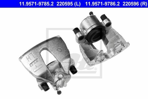 ATE 11.9571-9785.2 тормозной суппорт на MAZDA 3 (BL)