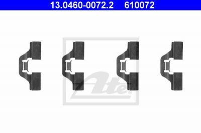 ATE 13.0460-0072.2 комплектующие, колодки дискового тормоза на ALFA ROMEO 146 (930)