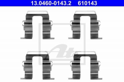 ATE 13.0460-0143.2 комплектующие, колодки дискового тормоза на SUBARU IMPREZA универсал (GF)