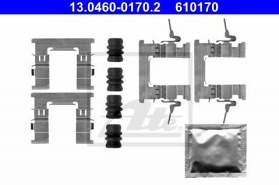 ATE 13.0460-0170.2 комплектующие, колодки дискового тормоза на NISSAN TIIDA седан (SC11X)