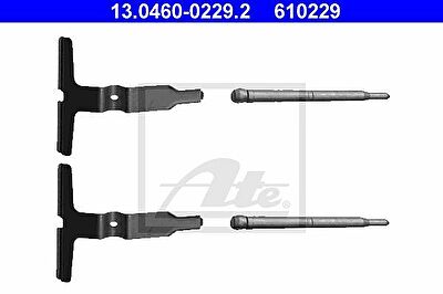 ATE 13.0460-0229.2 комплектующие, колодки дискового тормоза на MERCEDES-BENZ C-CLASS купе (CL203)