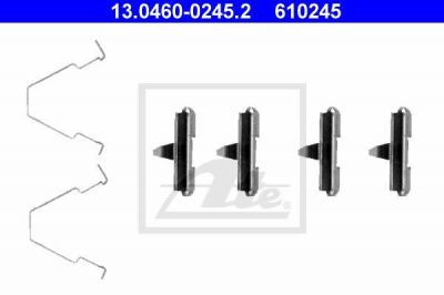 ATE 13.0460-0245.2 комплектующие, колодки дискового тормоза на MAZDA 626 IV Hatchback (GE)
