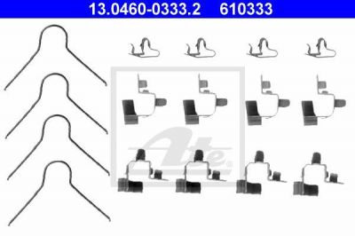 ATE 13.0460-0333.2 комплектующие, колодки дискового тормоза на TOYOTA CARINA II (_T17_)