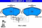 ATE 13.0460-2837.2 Колодки торм.пер. VW Passat, Audi A4 (с датчиком)