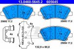 ATE 13.0460-5645.2 Колодки передние HYUNDAI i30/Elantra NEW 2011-> (581013XA00)