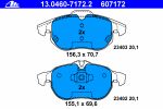 ATE 13.0460-7172.2 Колодки торм.пер. Opel Vectra C, Saab 9-3, Fiat