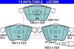 ATE 13.0470-7200.2 Колодки пер CERAMIC AD A3/ VW Passat