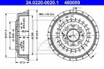 ATE 24-0220-0020-1 Торм. барабан зад [200x51] 4 отв min 2