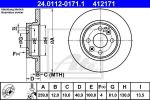 ATE 24.0112-0171.1 Диски торм.RENAULT LOGAN 1.4-1.6 2004=> (259x12)