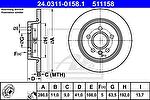 ATE 24.0311-0158.1 тормозной диск на FORD C-MAX (DM2)