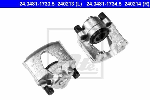 ATE 24.3481-1734.5 тормозной суппорт на OPEL ASTRA F Наклонная задняя часть (53_, 54_, 58_, 59_)