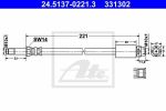 ATE 24.5137-0221.3 Шланг тормозной задний E81/E87/E90/X1(E84) all 04-> /L=220mm (34306762837)