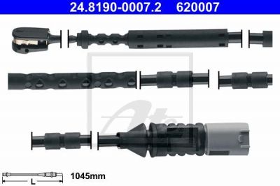 ATE 24.8190-0007.2 Датчик износа тормозных колодок задний (34356792292)