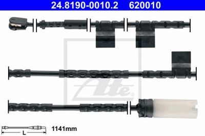 ATE 24.8190-0010.2 сигнализатор, износ тормозных колодок на MINI MINI Roadster (R59)