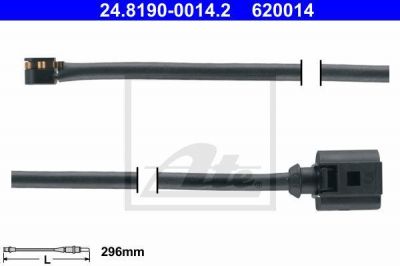 ATE 24.8190-0014.2 Датчик износа передних колодок AUDI Q7/PORSCHE Cayenne/VW Touareg 2010-> (95861236500)