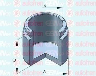 AUTOFREN SEINSA D025137 поршень, корпус скобы тормоза на OPEL OMEGA A (16_, 17_, 19_)