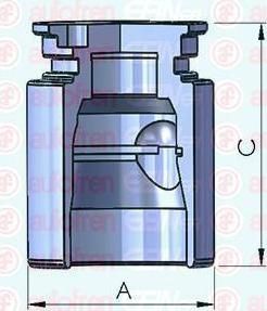 AUTOFREN SEINSA D025221 поршень, корпус скобы тормоза на OPEL ASTRA G седан (F69_)