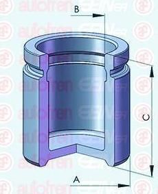 AUTOFREN SEINSA D025250 поршень, корпус скобы тормоза на VW LT 28-46 II фургон (2DA, 2DD, 2DH)