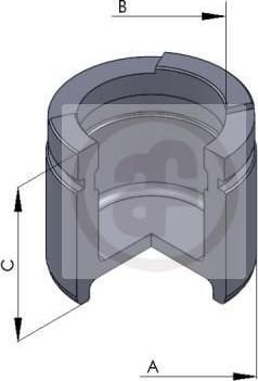 AUTOFREN SEINSA D025259 поршень, корпус скобы тормоза на OPEL CALIBRA A (85_)