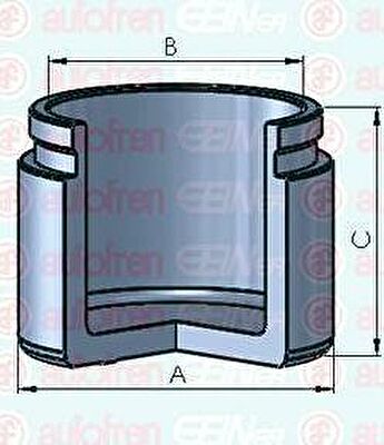 AUTOFREN SEINSA D025323 поршень, корпус скобы тормоза на MITSUBISHI PAJERO IV (V8_W, V9_W)