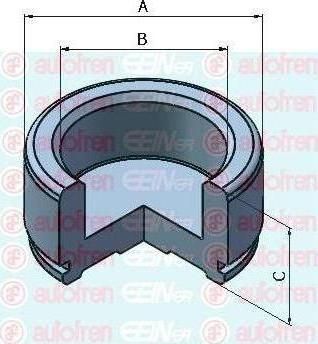 AUTOFREN SEINSA D025443 поршень, корпус скобы тормоза на MERCEDES-BENZ UNIMOG