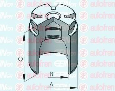 AUTOFREN SEINSA D025530 поршень, корпус скобы тормоза на KIA RIO III (UB)