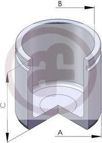 AUTOFREN SEINSA D02557 поршень, корпус скобы тормоза на FIAT STILO (192)