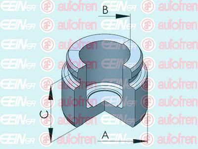 AUTOFREN SEINSA D025672 поршень, корпус скобы тормоза на OPEL OMEGA B (25_, 26_, 27_)