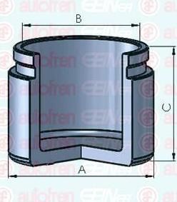 AUTOFREN SEINSA D025710 поршень, корпус скобы тормоза на SKODA 105,120 (744)