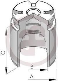 AUTOFREN SEINSA D02578 поршень, корпус скобы тормоза на FORD FOCUS (DAW, DBW)