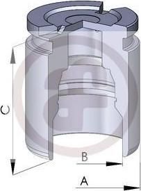 AUTOFREN SEINSA D02593 поршень, корпус скобы тормоза на ALFA ROMEO SPIDER (939_, 939)
