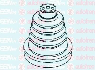 AUTOFREN SEINSA D8524T Комплект пыльника, приводной вал