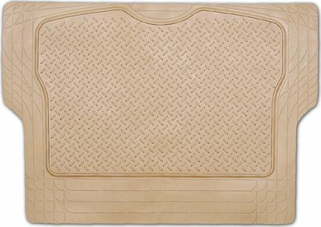 Коврик в багажник LUXURY, универсальный, морозостойкий, термопласт, 127х80см, бежевый, 1/4