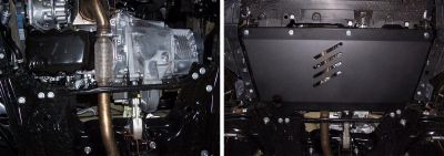 АВТОБРОНЯ Защита двигателя Citroёn C3 Picasso, 1,4; 1,6 (2009-)/ Peugeot 207, (111.01202.1, 111.01202.1)