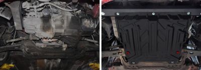АВТОБРОНЯ Защита двигателя Ford Fusion картер, V - 1,4; 1,6 (2002-) + креплен (111.01806.3, 111.01806.3)